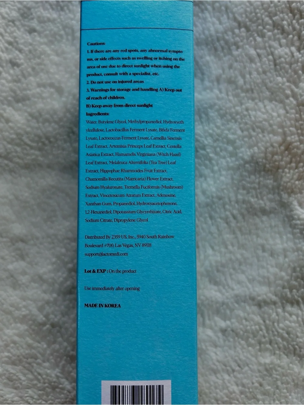 Intimate Care Set - Blue Feminine Gel, Wipes & Foam